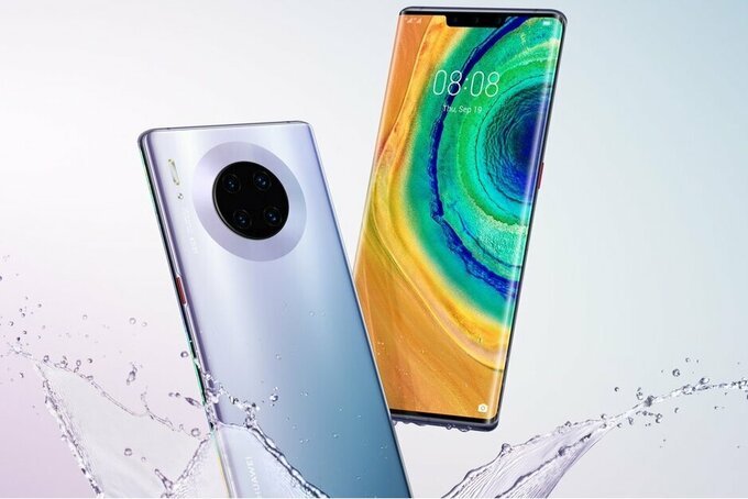 Huawei Mate 30 Pro với hệ thống camera sau được sắp xếp độc đáo