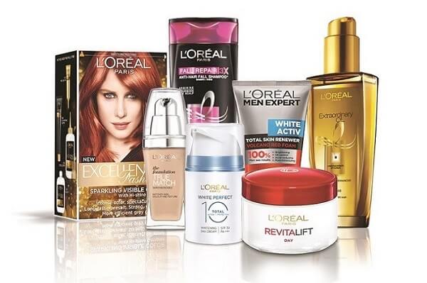 L'oreal là một trong các thương hiệu mỹ phẩm nổi tiếng được ưa chuộng nhất hiện nay