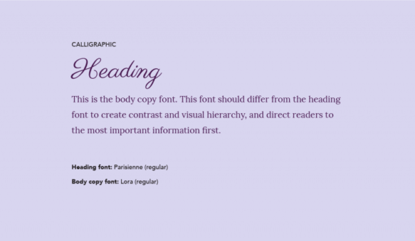 Cặp chữ #8: Tiêu đề dùng font thư pháp + Nội dung dùng font có chân | Ảnh 1