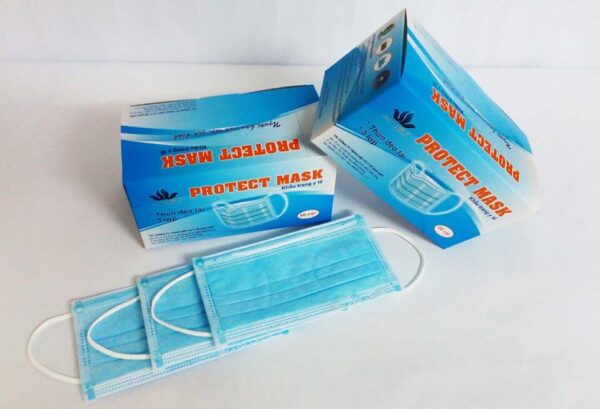 Khẩu trang y tế 3 lớp Protect mask Sen Việt