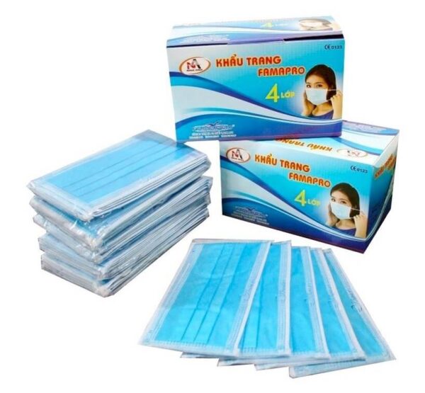 Khẩu trang y tế famapro 4 lớp của Thái Dương