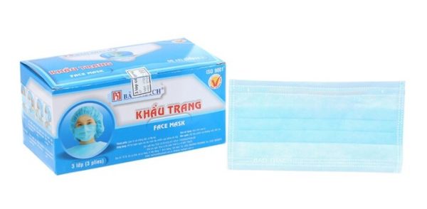 Khẩu trang 3 lớp face mask bảo thạch