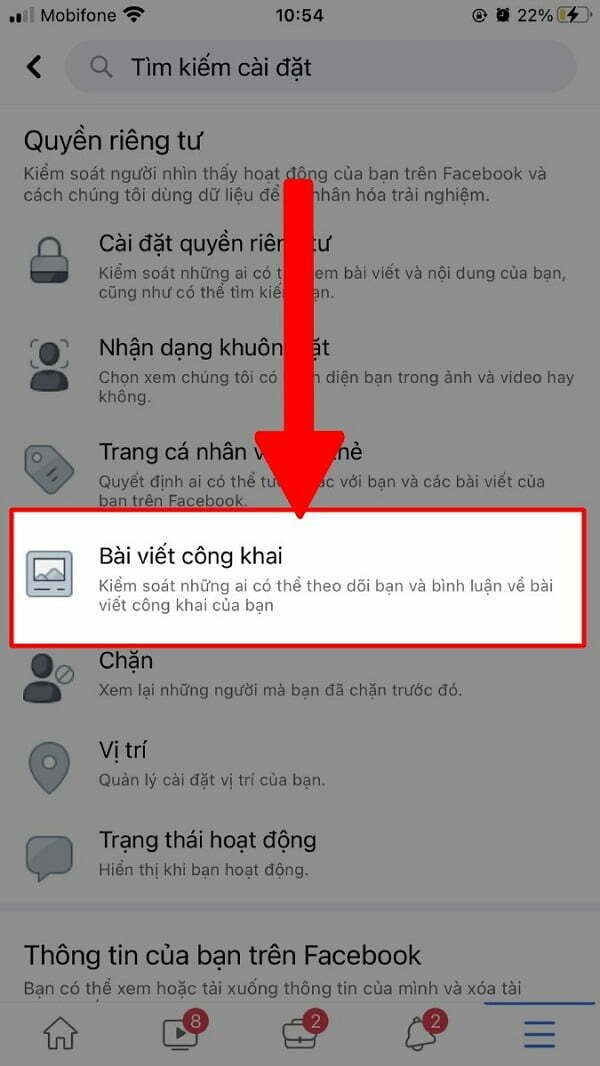 Cài đặt bài viết ở chế độ Công khai (Public)
