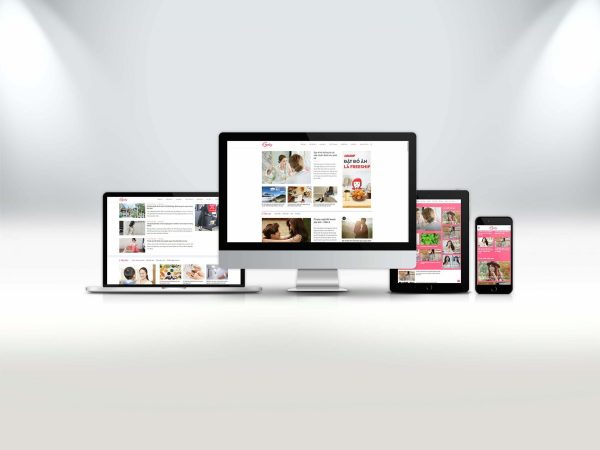 Thiết kế website Blog phụ nữ Girly