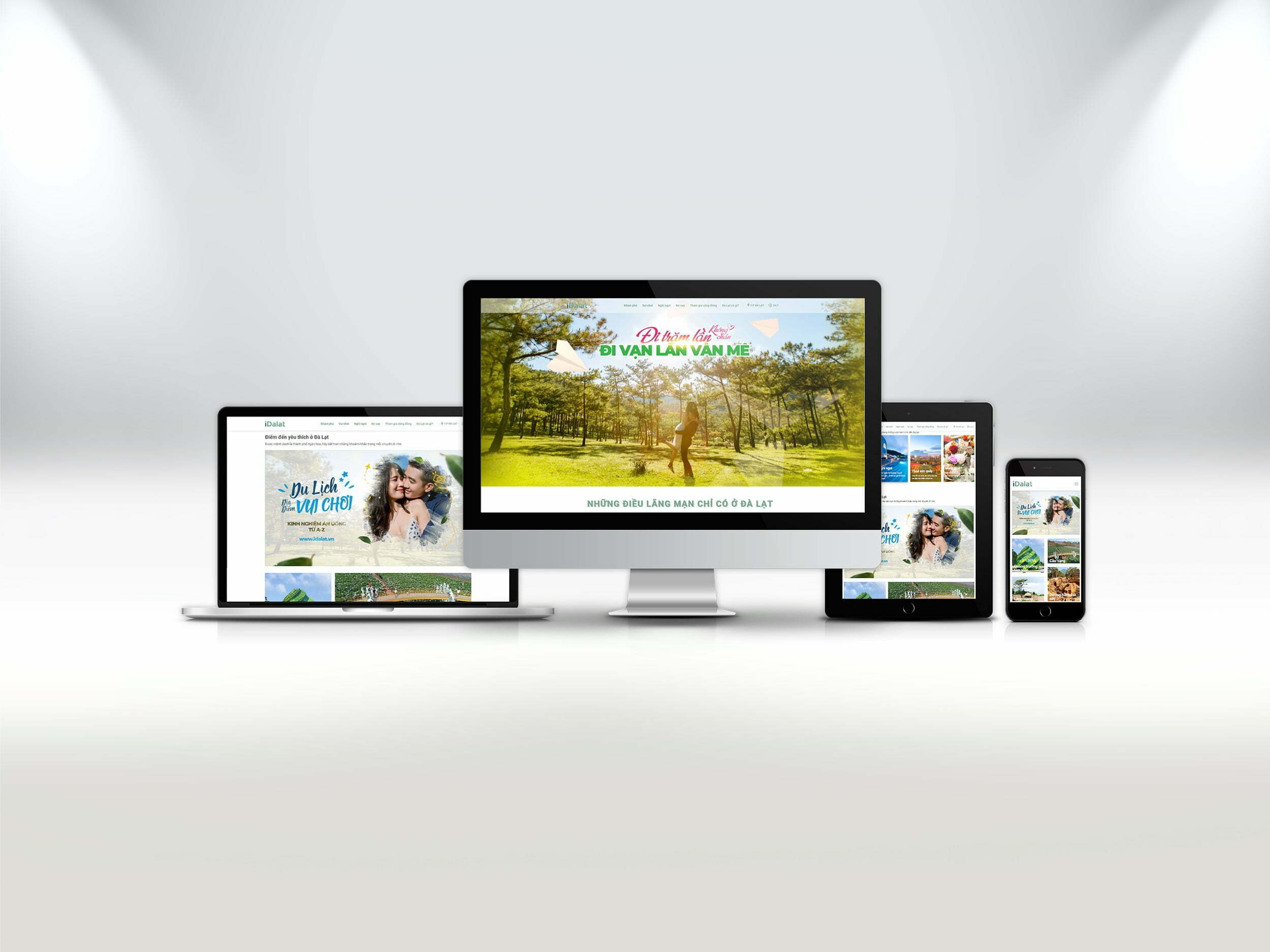 Thiết kế website Blog Travel iDalat