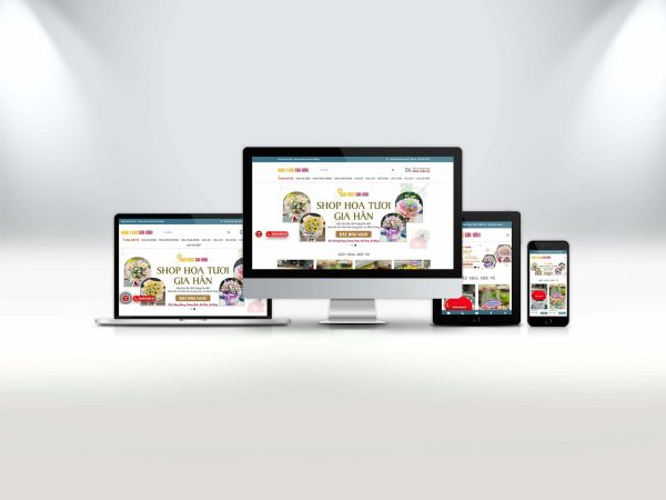 Thiết kế Website shop Hoa Tươi Gia Hân Đà Nẵng (lĩnh vực: shop hoa Đà Nẵng)