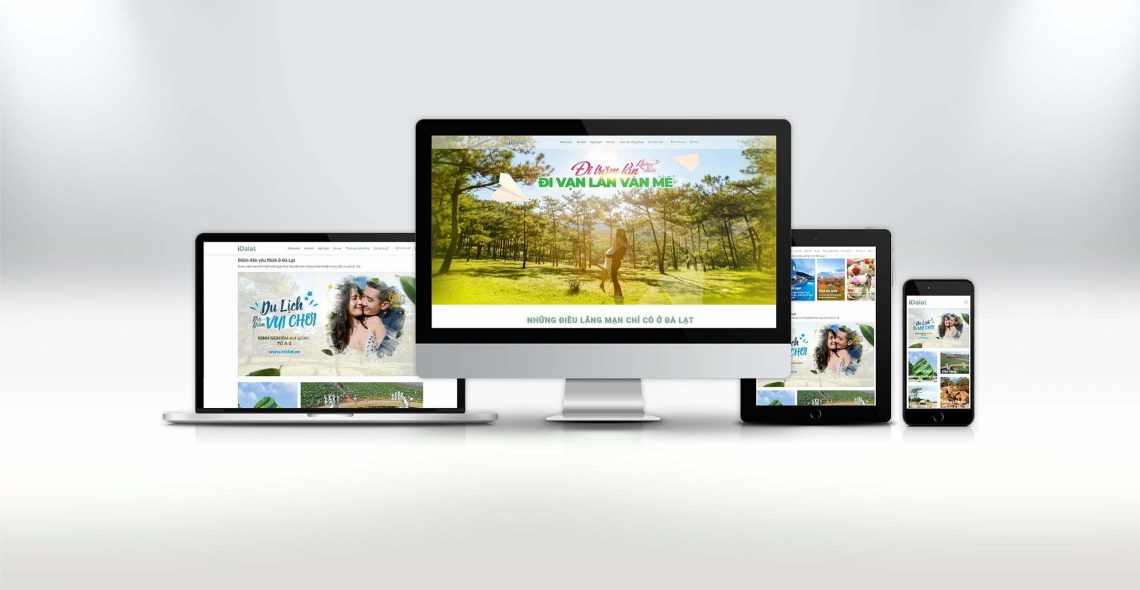 Thiết kế website Blog Travel iDalat